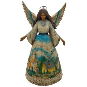 Jim Shore Heartwood Creek 2003 “Watcher of Villages and Valleys" Angel Figurine
